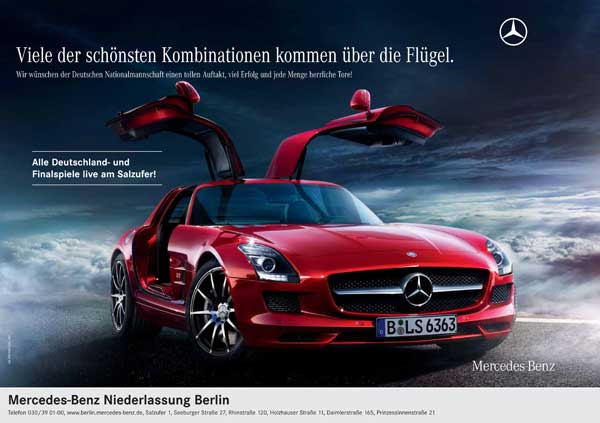 Mercedes-Benz Berlin | Anzeige Fußball WM